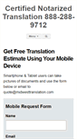 Mobile Screenshot of mtscertifiedtranslation.com