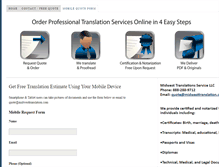 Tablet Screenshot of mtscertifiedtranslation.com